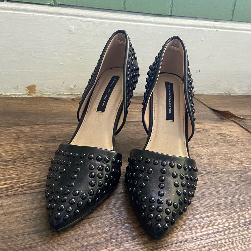 French Connection Black Stiletto Heels